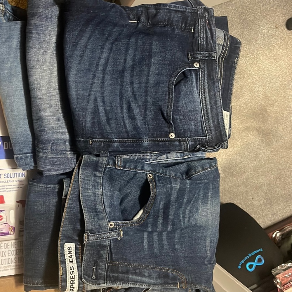 Bundle: 6 JEANS / 1 Chino (33-34 x 30-32)